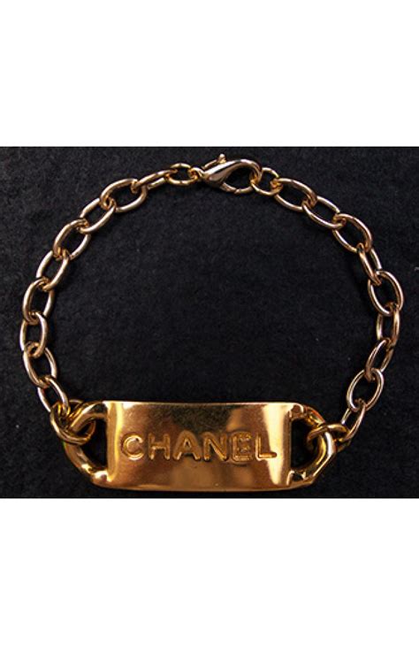 vintage chanel id bracelet